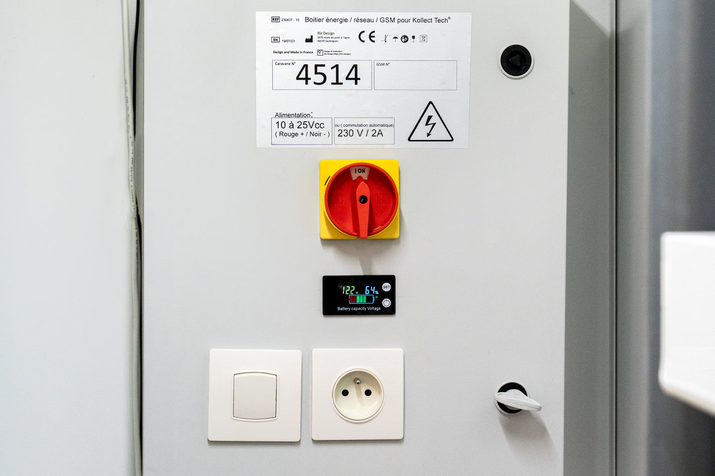 Armoire électrique + kit 4G
